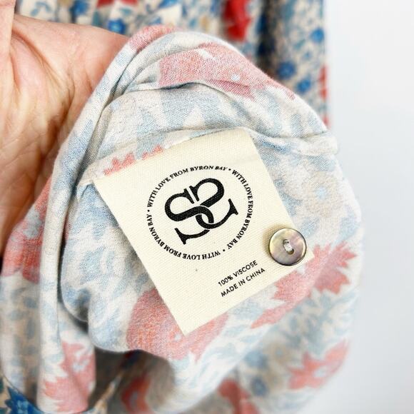 Spell Spell and The Gypsy Blue Floral Village Blouse in Sky Size XXS - Picture 6 of 7